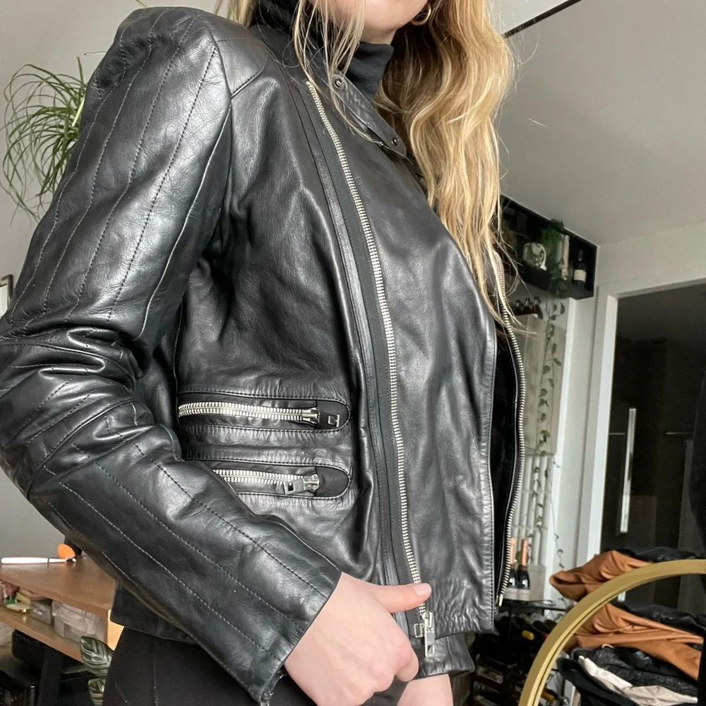 NWOT Rag & Bone Leather Motorcycle Jacket - Picture 4 of 15